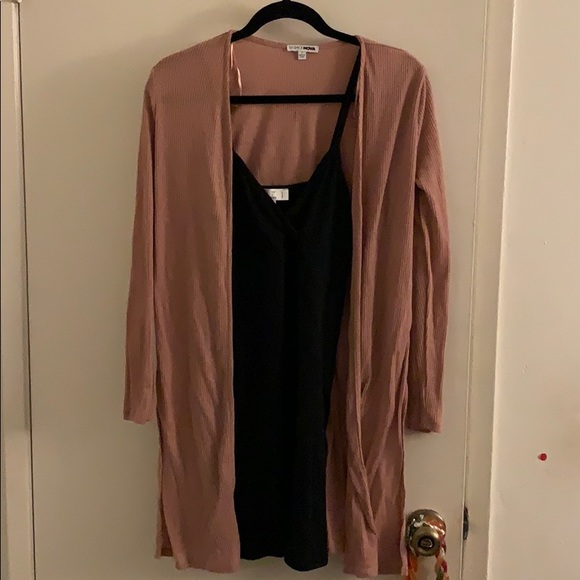 dusty pink long cardigan - Picture 1 of 1